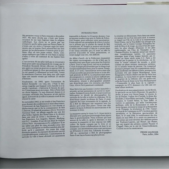 Coffee Table Book Au-Dessus De Paris aka Above Paris Photographer Robert Cameron - Picture 6 of 16